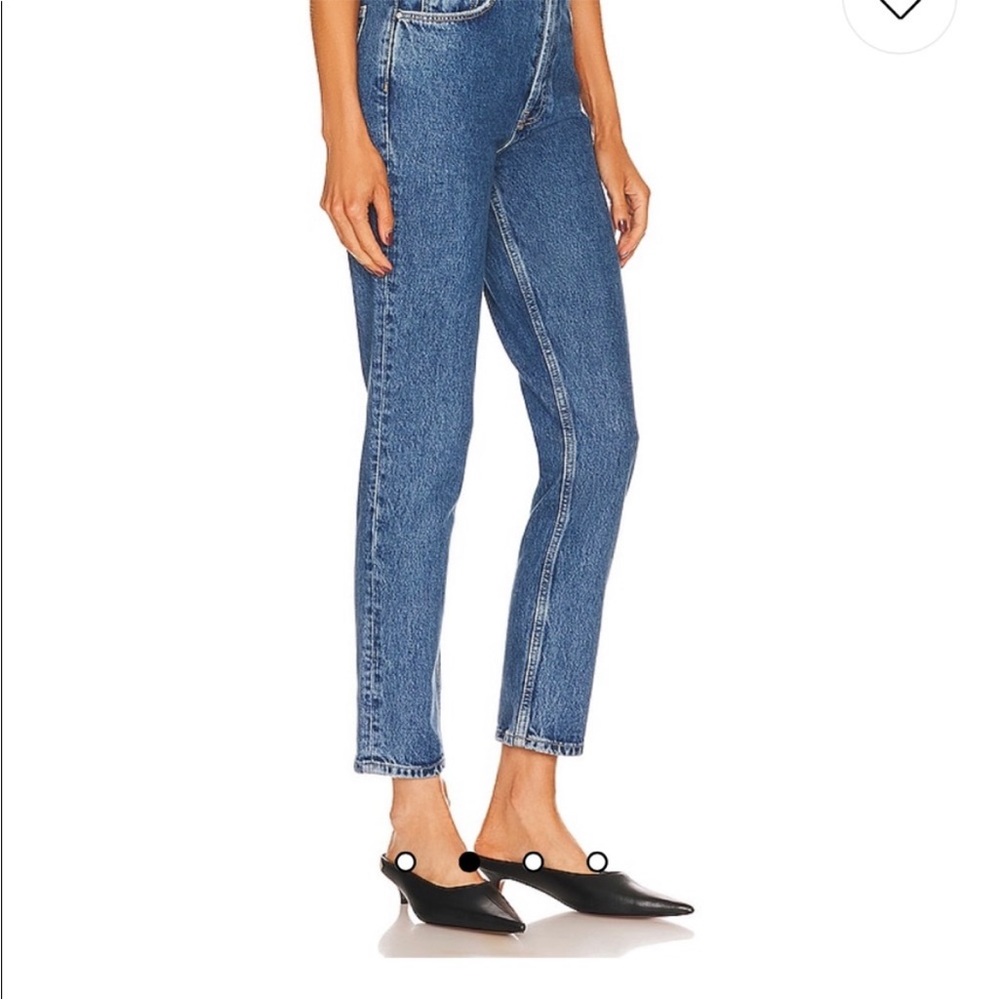Anine Bing Sonya high rise ankle slim - pure blue